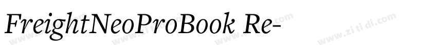 FreightNeoProBook Re字体转换